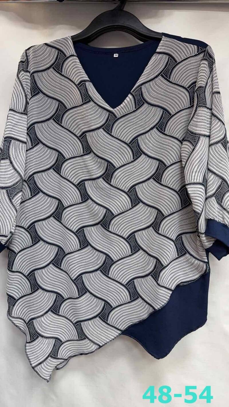 Bluzka damskie (Polska produkt ) Roz 48-54, Mix Kolor Paczka 6 szt